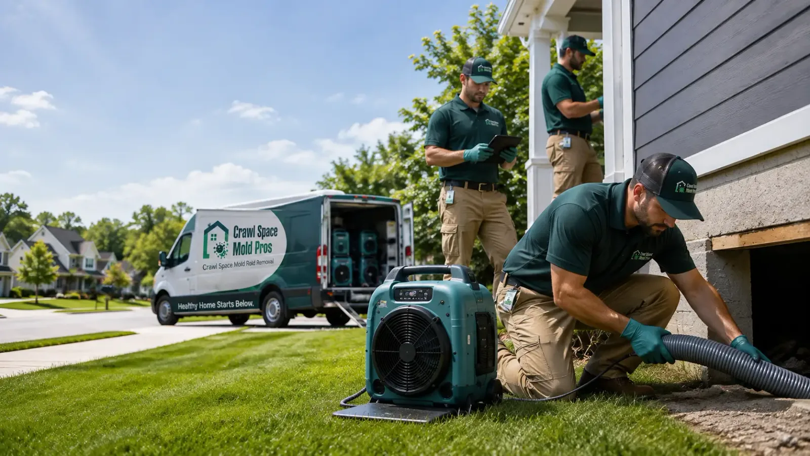 Crawl Space Mold Removal in New Madison, OH